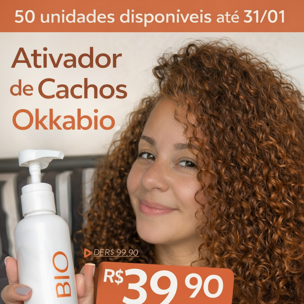 Creme Ativador e Finalizador de cachos
